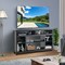 58" TV Stand with Fireplace for TVs up to 65" and Media Storage